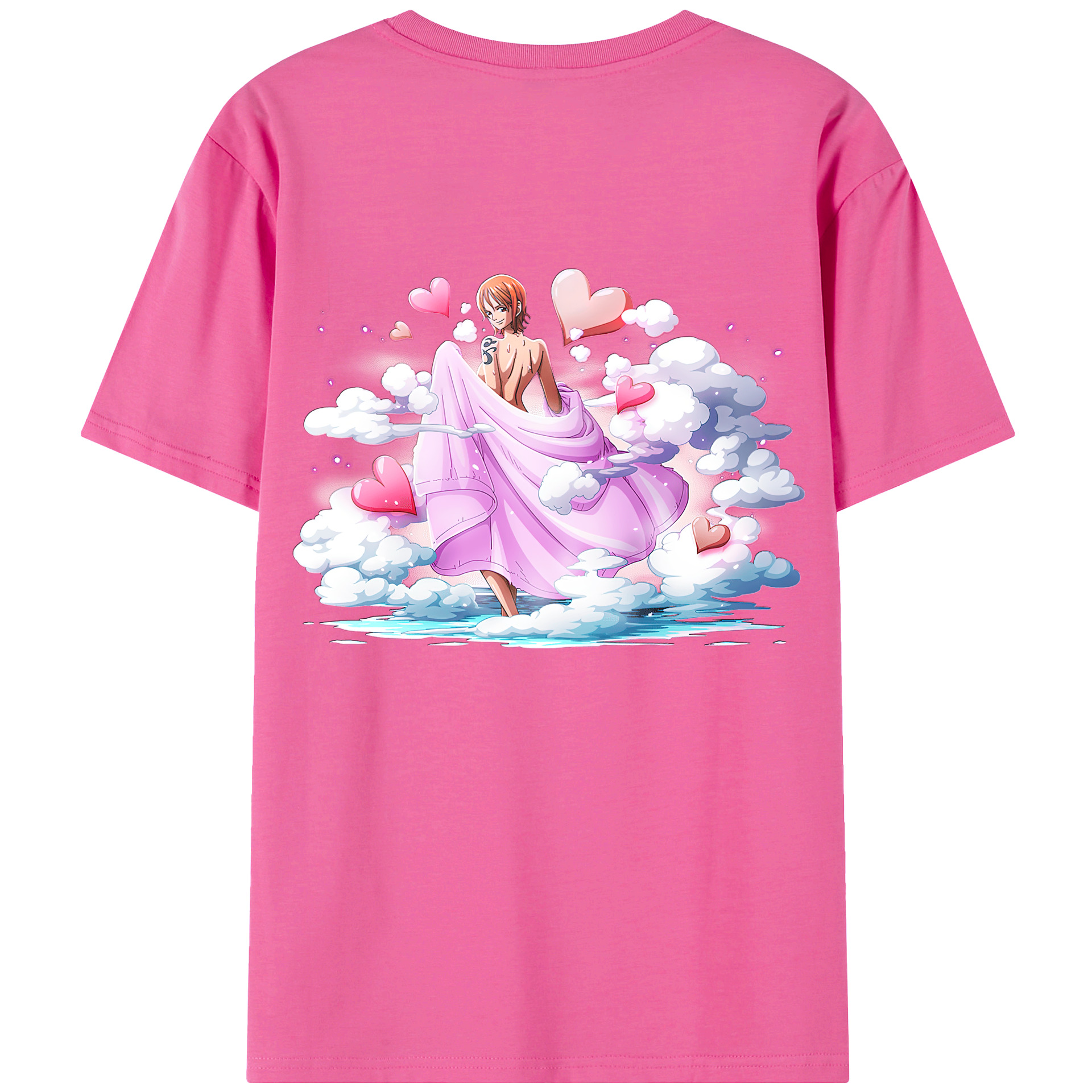 （画像用） ワンピース ナミ ONE PIECE Nami レディース半袖Tシャツ(バックプリント)